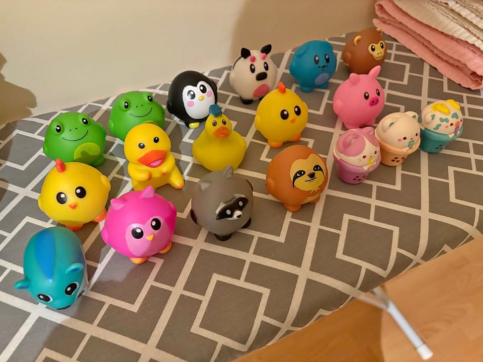 Colourful animals little toys