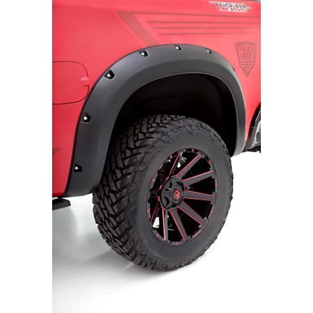 19-21 Silverado 1500 Fender Flare Pocket Style 2 Piece Black