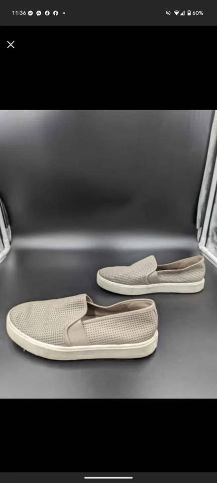 ✨ Vince Blair Slip-On Sneakers - Taupe Grey, Size 5M/35 image indicator(5)