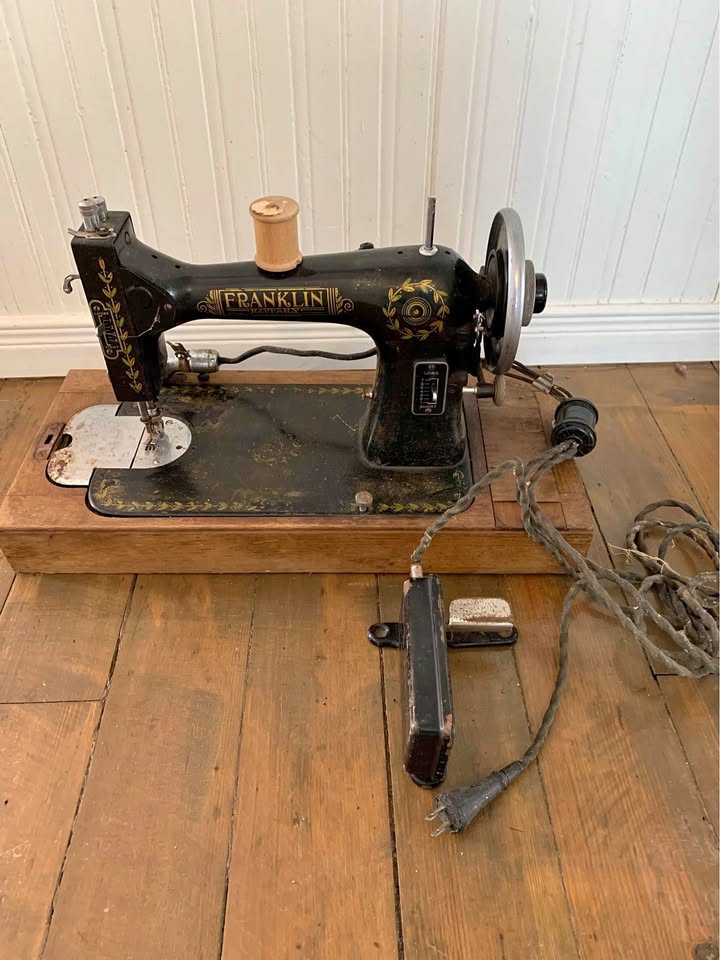 Antique Sears electric sewing machine