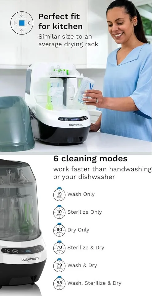 Baby Brezza Bottle Washer Pro New in box , never use image indicator(6)