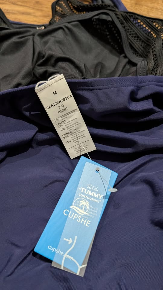 New CUPSHE Sapphire Tummy Control Swimsuit (Medium) - photo 5