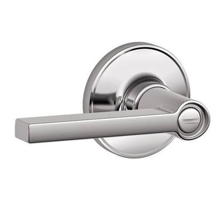 NEW - Schlage Solstice Privacy Lever, Polished Chrome