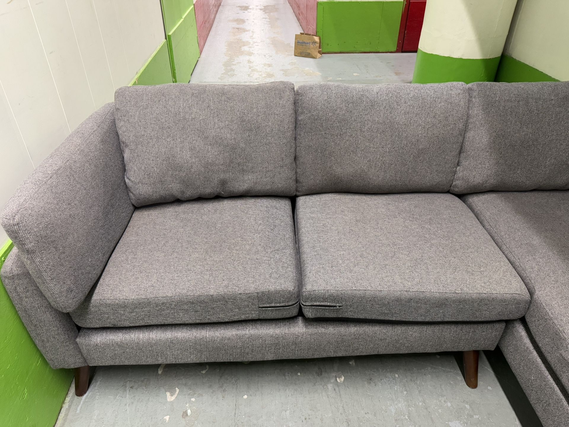 Modern Gray Sectional Sofa with Chaise — FREE DELIVERY - photo 4