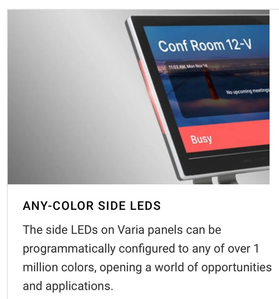 Harman Varia AMX SL-80 8” touch panel image indicator(4)