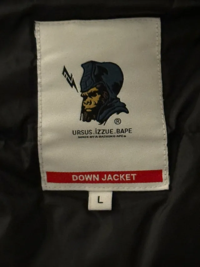 URSUS IZZUE BAPE Down Jacket | Rare Collab | Streetwear Icon image indicator(5)