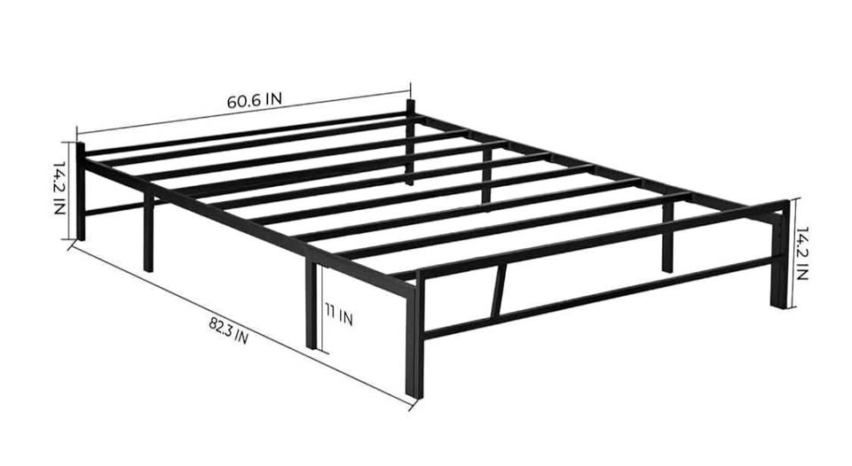 Metal bed frame