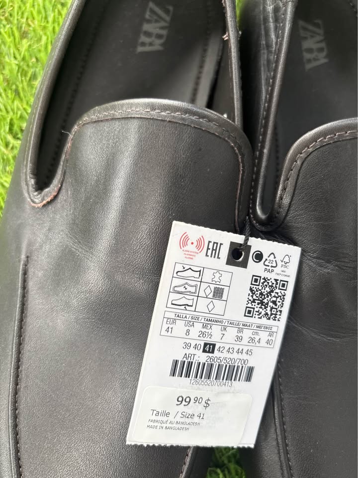 Zara Men's Elegant Black Slip-On Loafers - photo 3