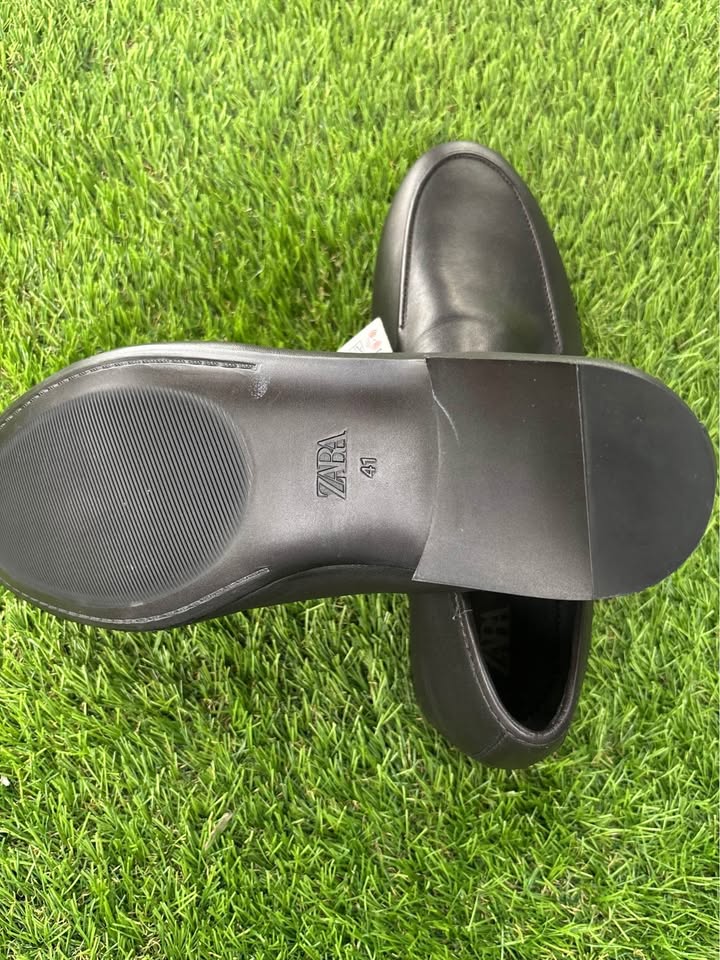 Zara Men's Elegant Black Slip-On Loafers - photo 4