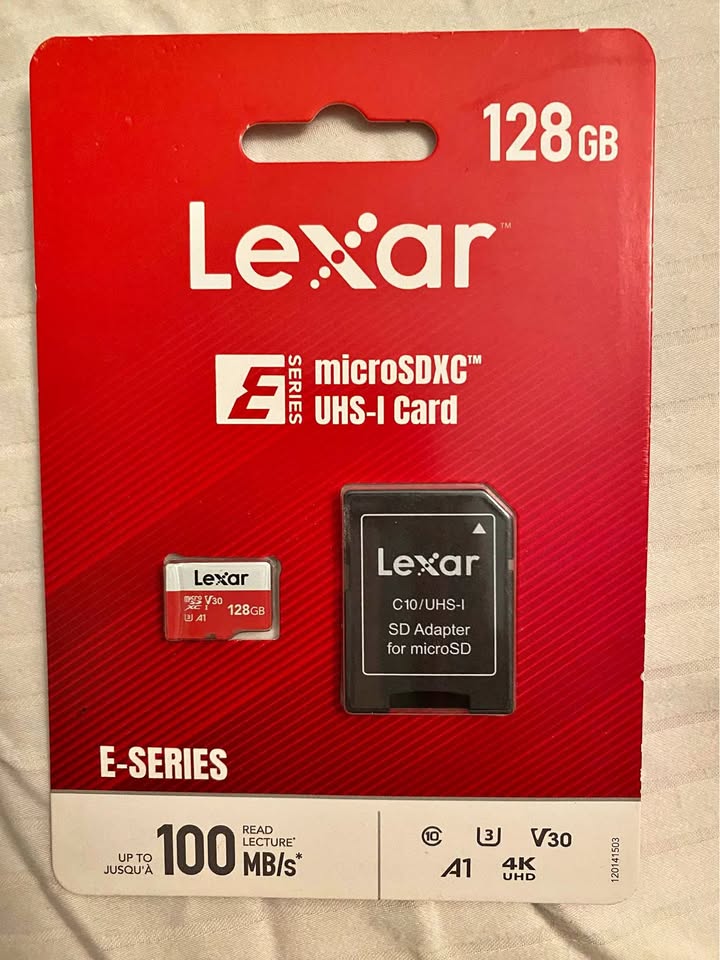 Lexar E-Series 128 GB microSDXC UHS-I Card