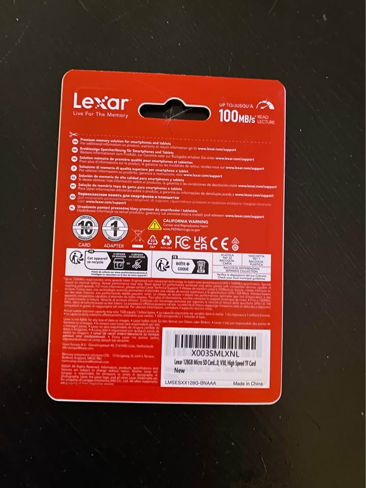 Lexar E-Series 128 GB microSDXC UHS-I Card - photo 2