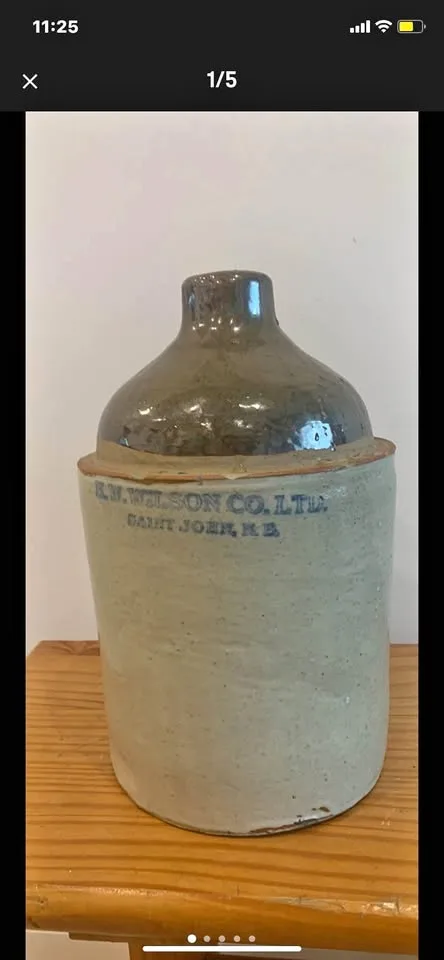 Antique Stoneware Crock Jug thumbnail
