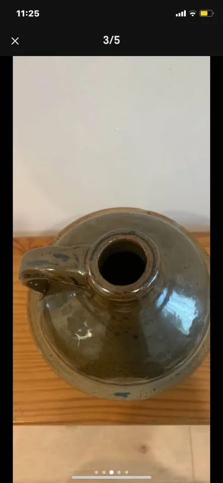 Antique Stoneware Crock Jug image indicator(4)