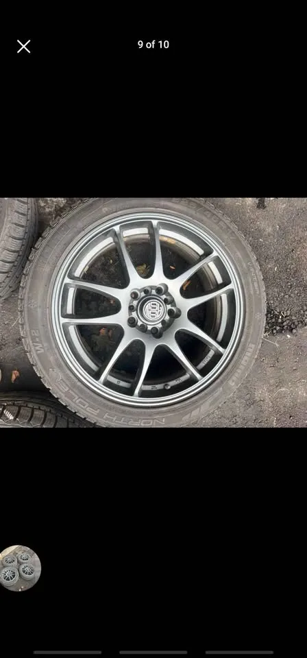 225/45R17 Momo Winter Tires on RSSW Mags image indicator(2)