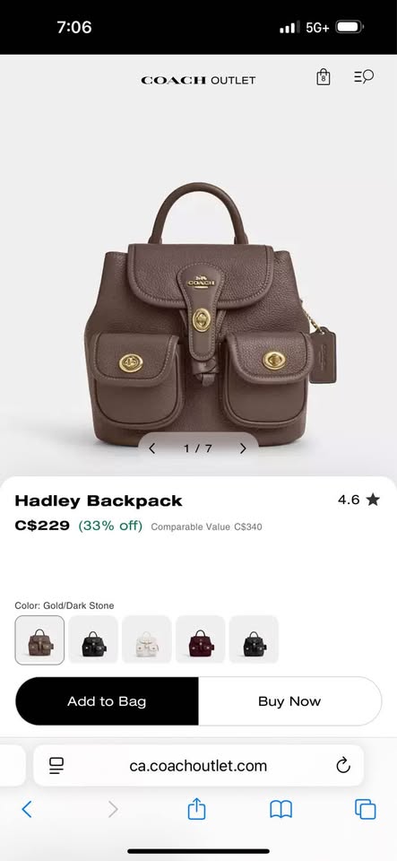 Brand New Coach Hadley Backpack - photo 5