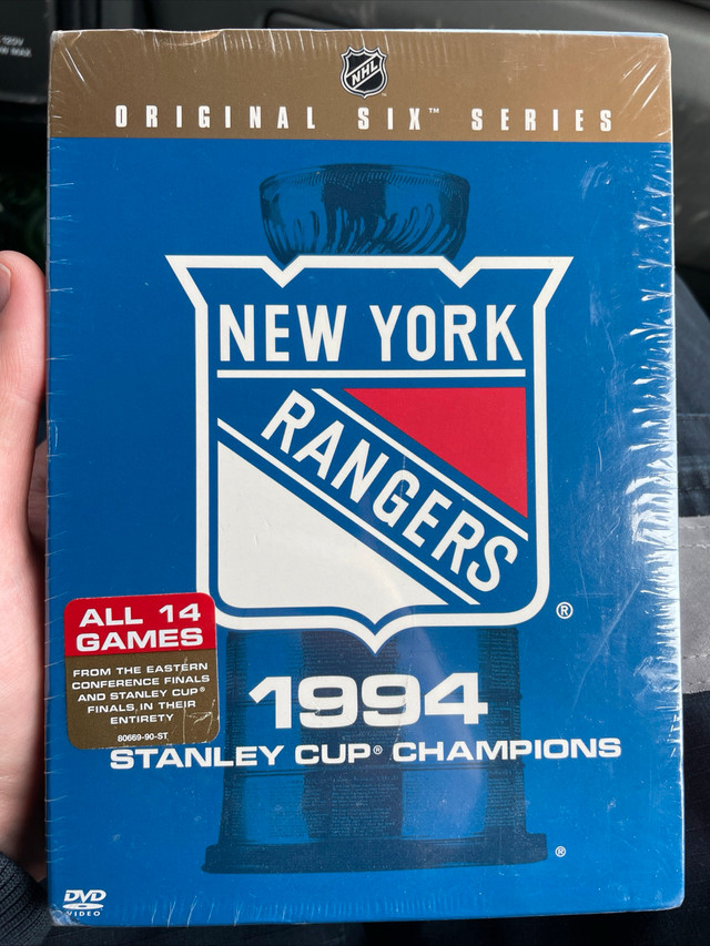 NHL 1994 New York Rangers Stanley Cup Champions DVD Brand New
