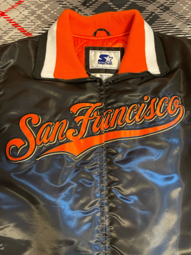 San Francisco Giants Starter Jacket LARGE W/ 47 Hat to match - photo 2