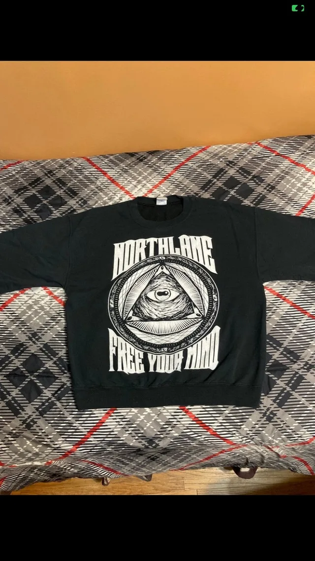 Northlane band Free Your Mind crewneck black large Gildan thumbnail