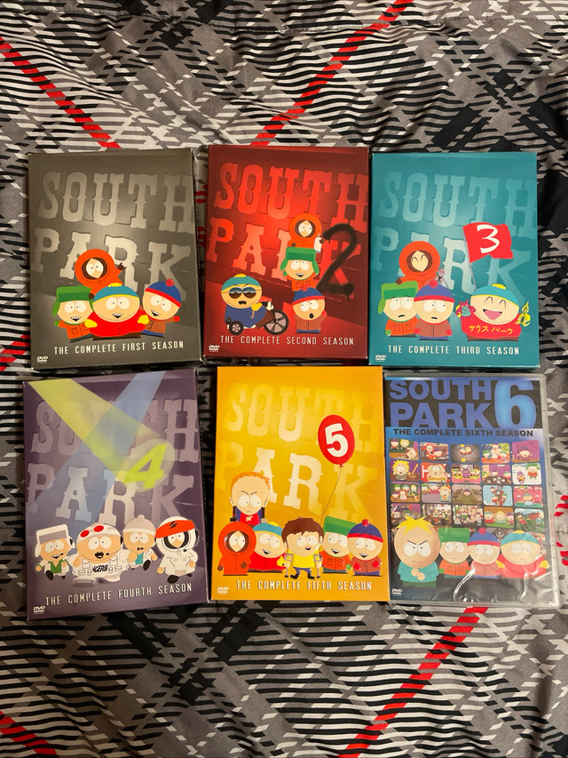 South Park seasons 1 - 6 DVD