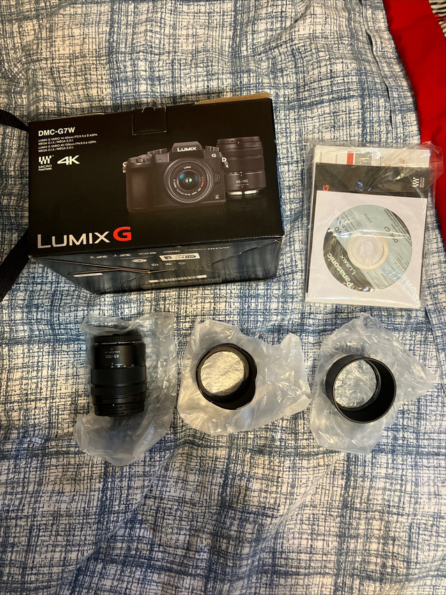 Panasonic DMC-G7W Lumix G Camera W/ Bag, Lavalier Mic, Tripod - photo 2
