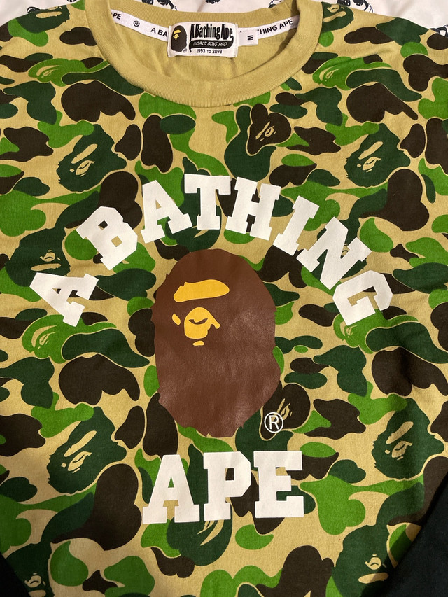 Bape Camo Long Sleeve Medium GREAT CONDITION A Bathing Ape - photo 2