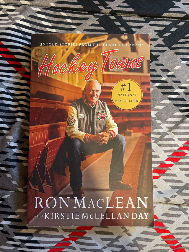 Hockey Towns Ron MacLEAN with Kirstie McLELLANDAY