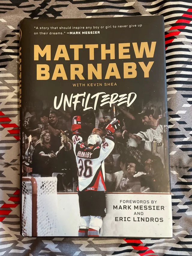 Matthew Barnaby Unfiltered Biography Book thumbnail