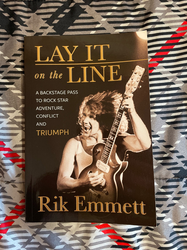 Lay it on the Line Rik Emmett Book Biography