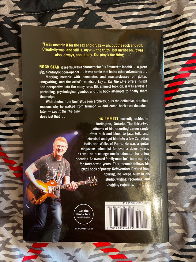 Lay it on the Line Rik Emmett Book Biography - photo 2