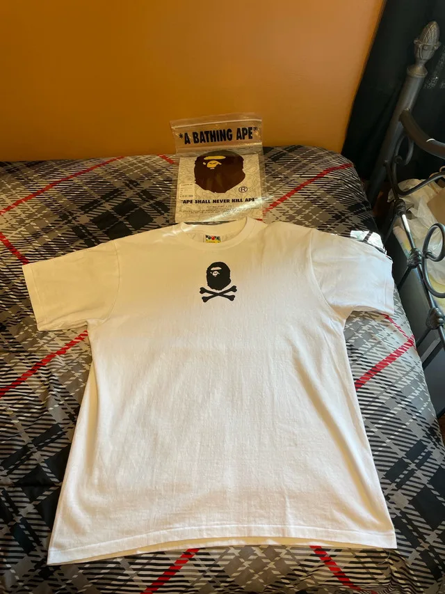 A Bathing Ape T Shirt White Medium BAPE thumbnail