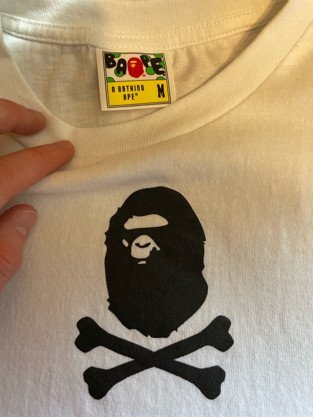 A Bathing Ape T Shirt White Medium BAPE - photo 3