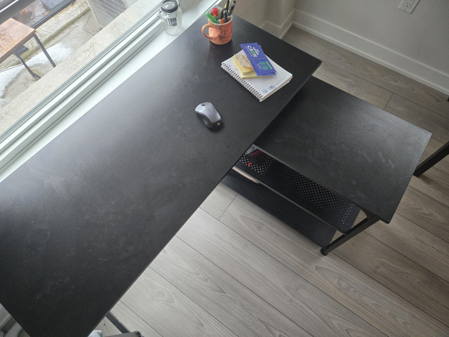 L-shaped swivel desk - photo 3