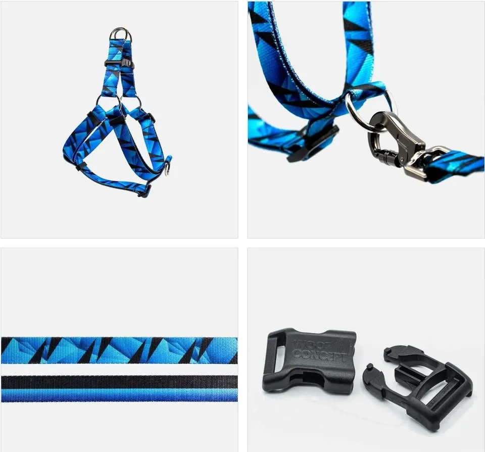Woof Concept Dog Harness + Leash Set – “Apex 2” Print image indicator(2)