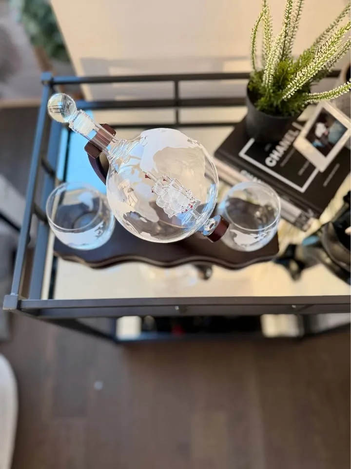 Globe Whiskey Decanter Set $40 image indicator(2)