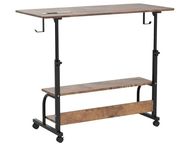 Height Adjustable Standing Desk with Power Outlets image indicator(2)