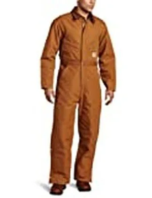 Carhartt 36 Reg Brown Quilt Lined Cotton Duck Coverall thumbnail