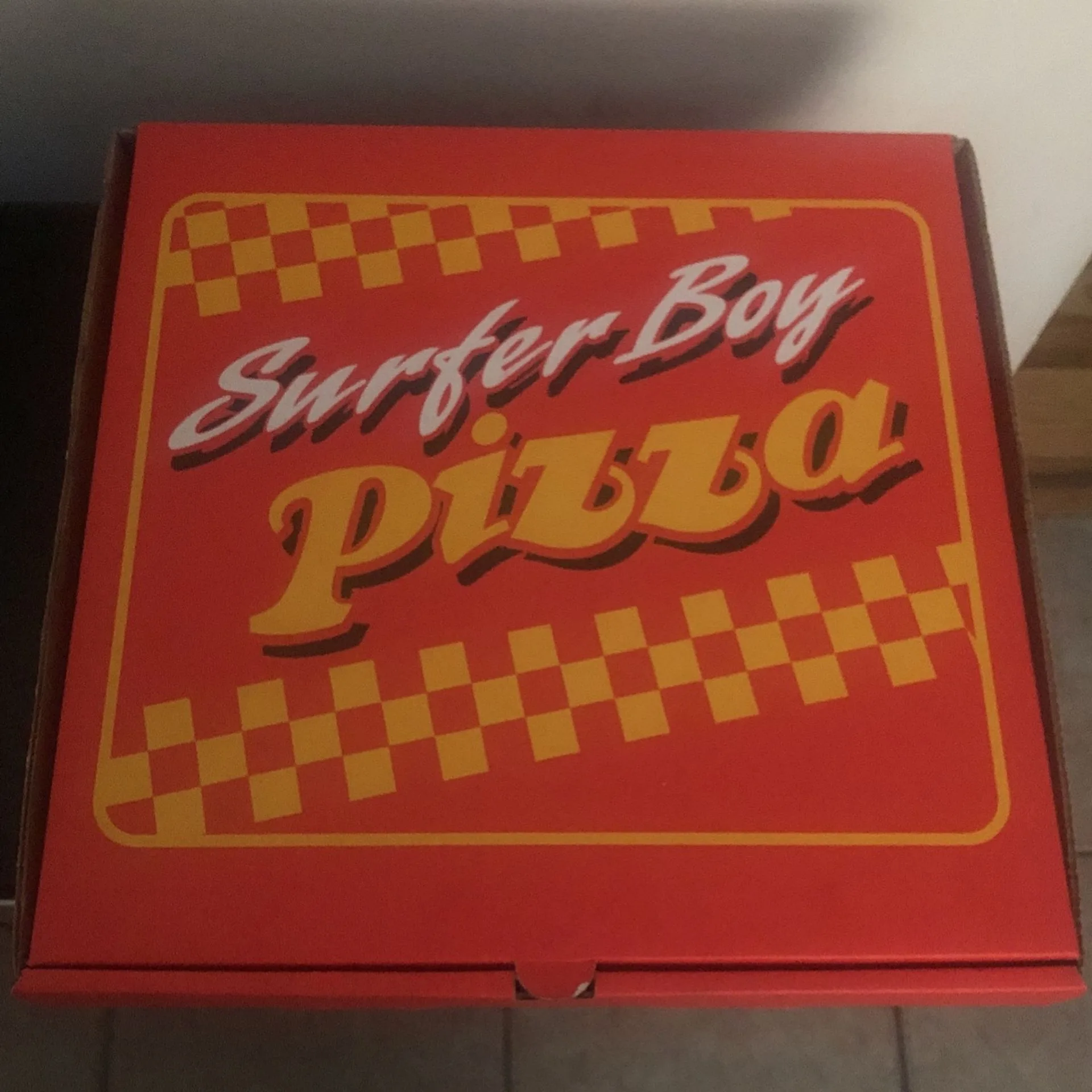 Stranger Things Official Pizza Box From “Surfer Boy Pizza” thumbnail