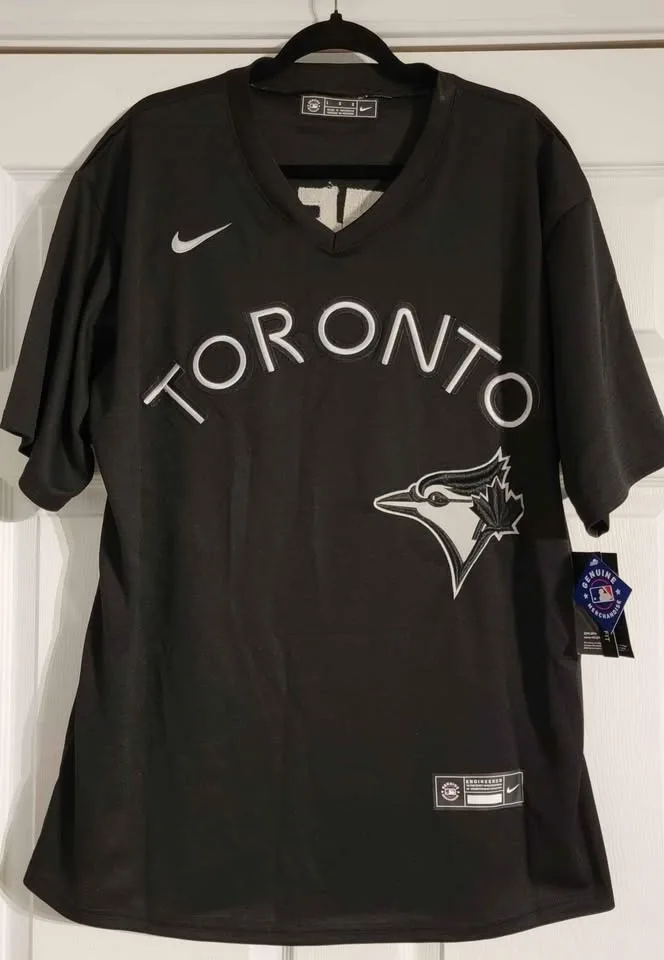 One of a Kind Black Toronto Blue Jays Jersey image indicator(2)