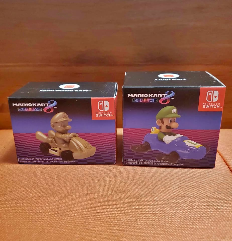 Mario Kart McDonalds Happy Meal Toys