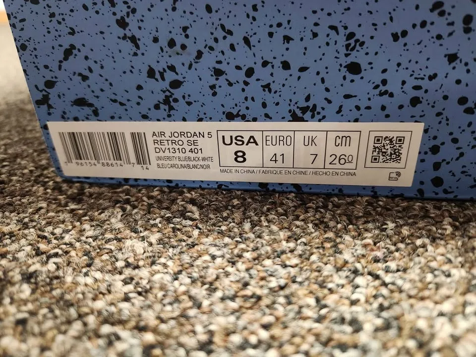 Retro Jordan 5 UNC image indicator(6)