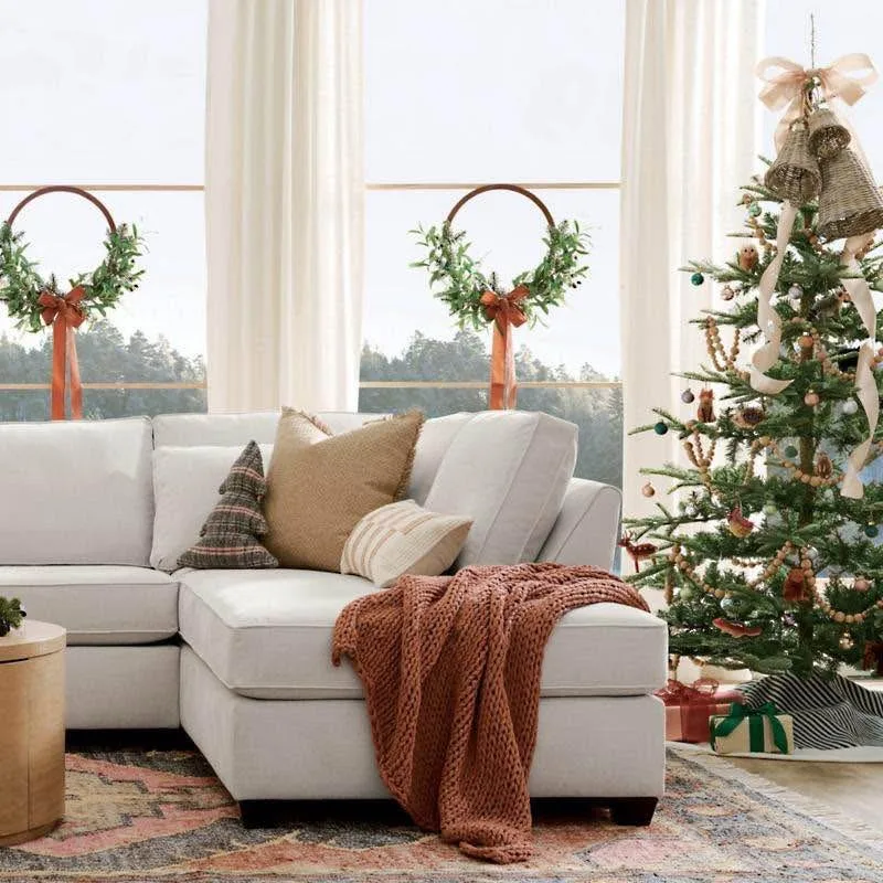 8’ Noblis Fir Un-Lit Christmas Tree image indicator(5)