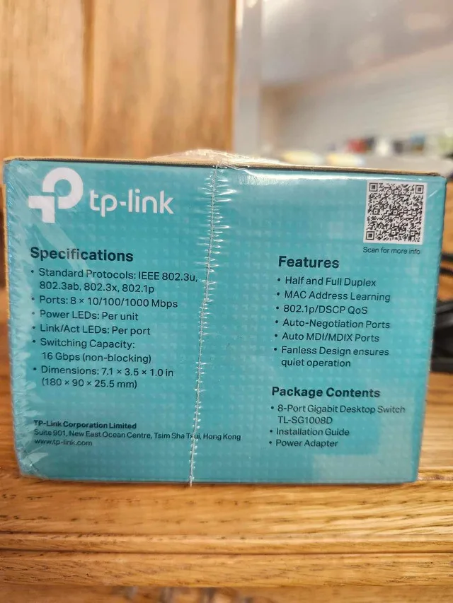 TP-Link 8-Port Gigabit Switch image indicator(4)