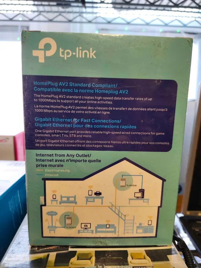 TP-Link AV1000 Gigabit Powerline Starter Kit image indicator(4)