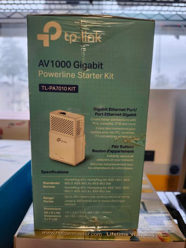 TP-Link AV1000 Gigabit Powerline Starter Kit image indicator(5)