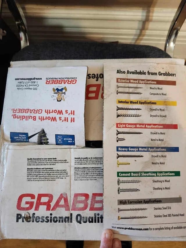 Grabber Drywall Screws image indicator(4)