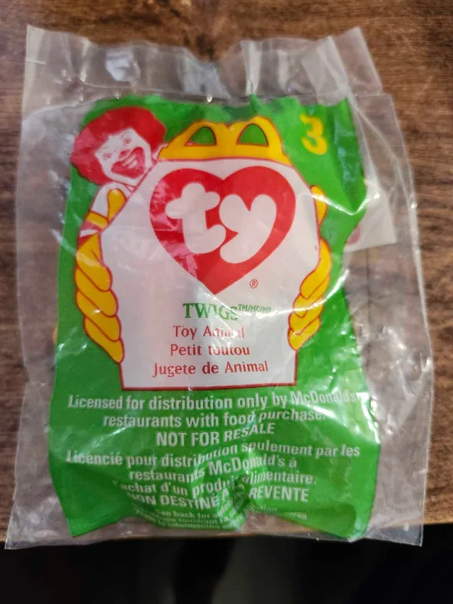 Ty Beanie Twigs Giraffe McDonald's Toy thumbnail