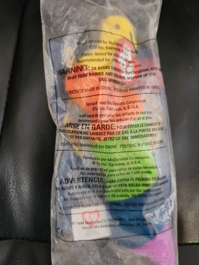 McDonald's Teenie Beanie Baby INCH image indicator(2)