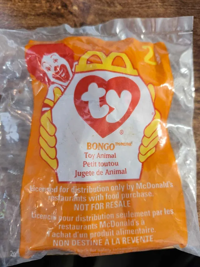 McDonalds Teenie Beanie Bongo thumbnail