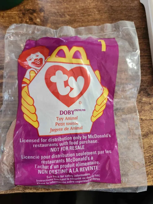 Ty Doby Teenie Beanie Baby 1998 McDonalds Toy thumbnail
