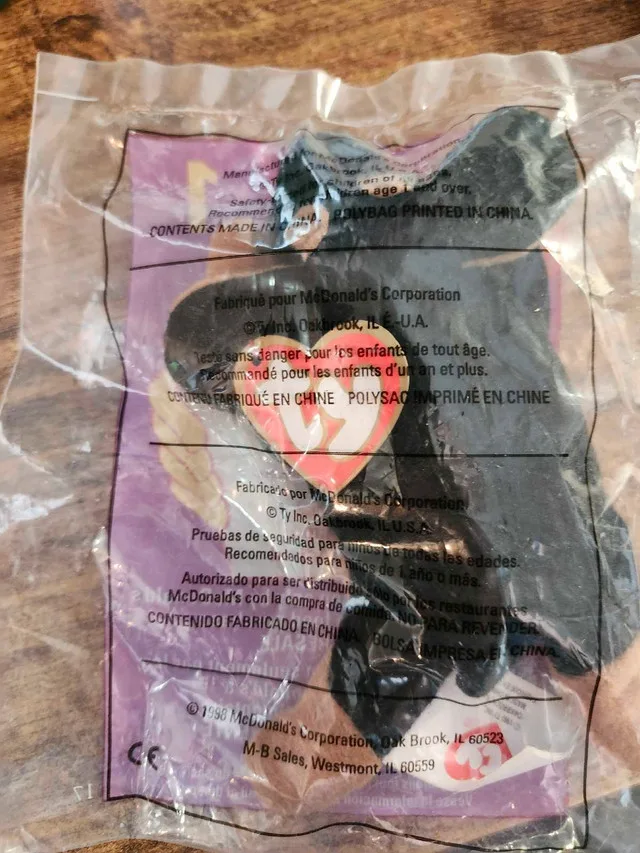 Ty Doby Teenie Beanie Baby 1998 McDonalds Toy image indicator(2)